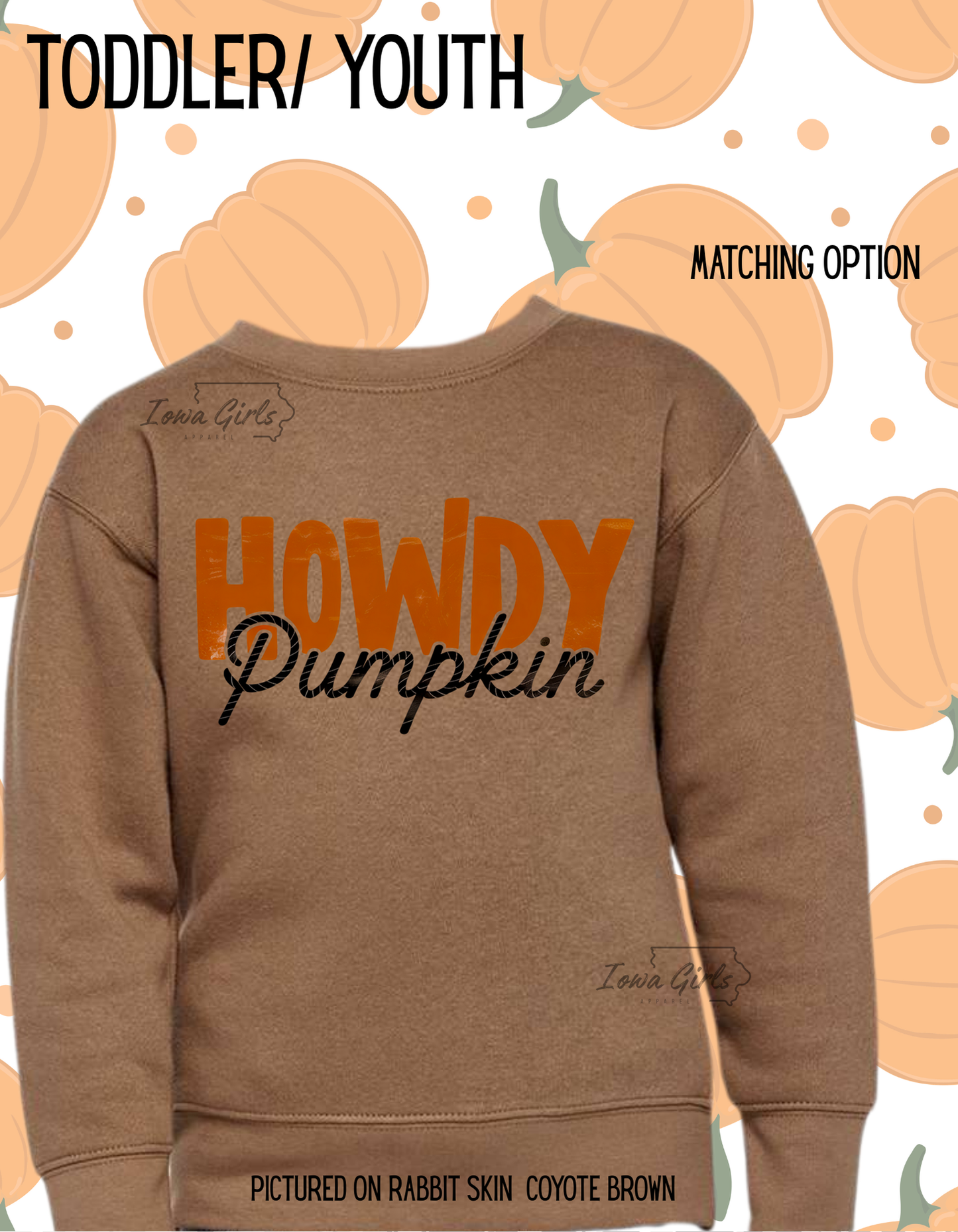 Howdy Pumpkin - Youth/Toddler