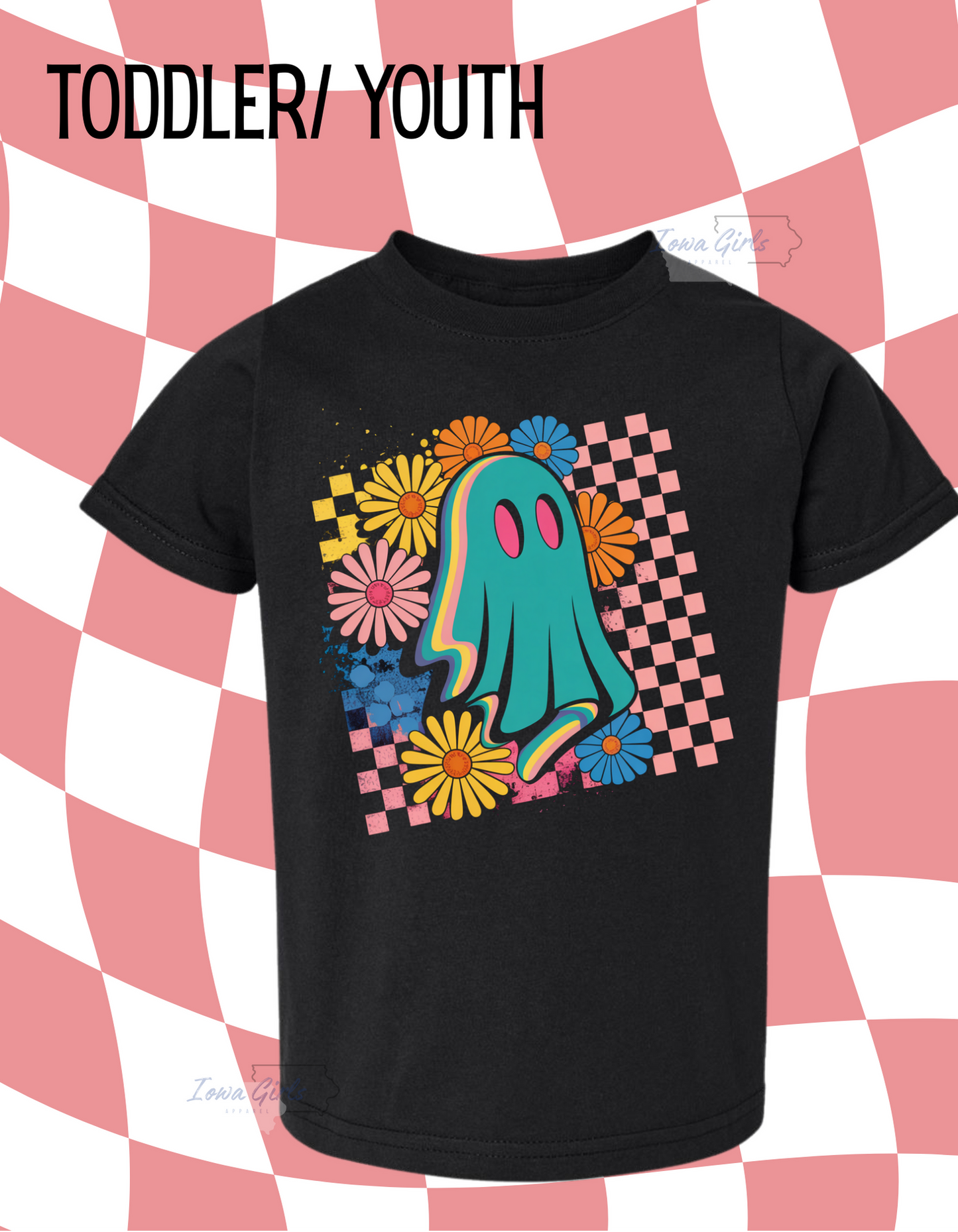 Neon Floral Ghost - Youth/Toddler