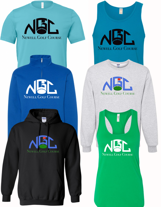Newell Golf Course Adult Shirt Logo Designs