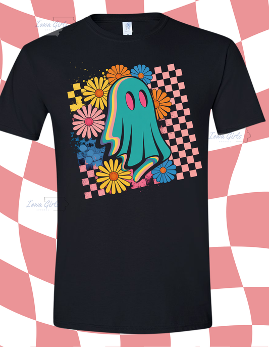 Neon Floral Ghost - Adult